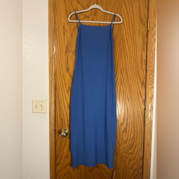 Reformation Dusk Blue Laney Knit Dress - NWT - Size L - Picture 3 of 14